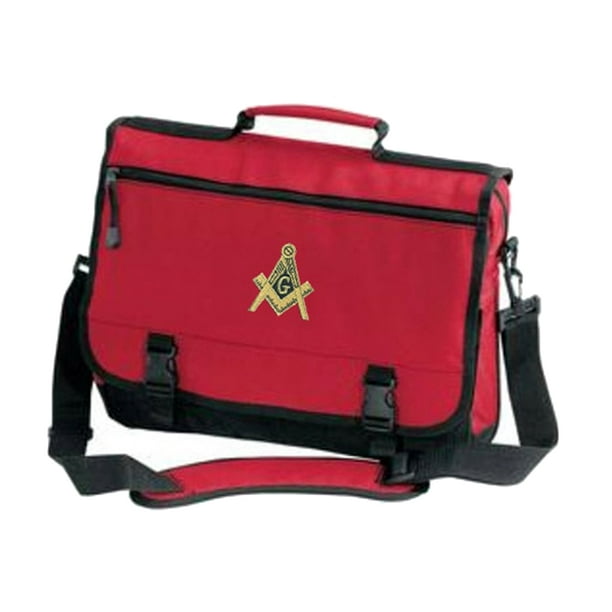 Masonic Briefcase with Gold Embroidered Design