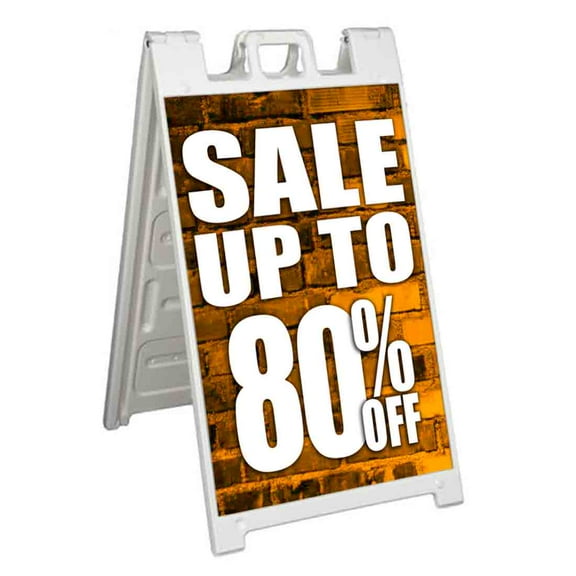 Sale Up To 80 Percent Off (24" X 36") Standard A-Frame Signicade, Includes Decal Applied To Stand