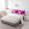 thumbnail image 5 of Manfei Female Men Minimalist Oil Painting Twin Bedding Sets 7-Piece,Grey Pink Bedding Comforter Set Microfiber,Vintage Aesthetic Breathable Sheet Sets,Lightweight Room Decor,Reversible, 5 of 8