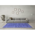 thumbnail image 3 of Ahgly Company Indoor Rectangle Oriental Blue Industrial Area Rugs, 3' x 5', 3 of 4