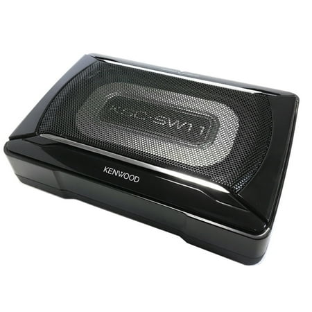 Kenwood KSC-SW11 Compact Powered Enclosed Subwoofer for