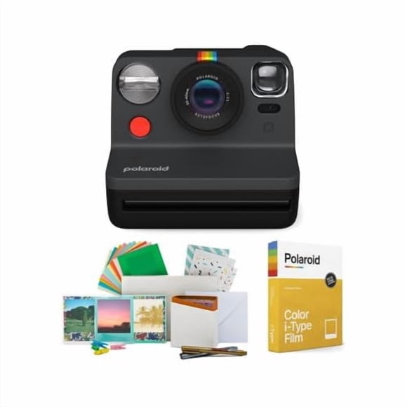 Paquete de Cámara Instantánea Polaroid Now 2 con Película a Color