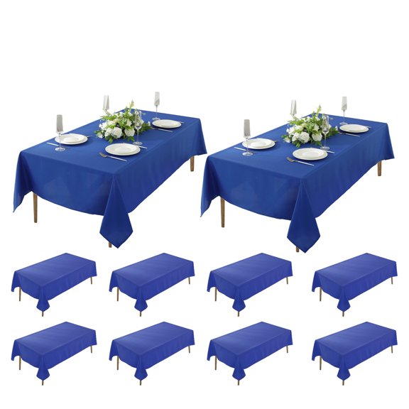 60"x 126" Rectangle Polyester Tablecloth Royal Blue- 1pc. for Home décor, Weddings, Party events, or Restaurants.