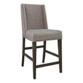thumbnail image 1 of Liberty Furniture Double Bridge Upholstered Counter Chair, Dark Brown (Set of 1), 1 of 3