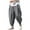 W01-Dark Gray, variant on JUUYY Men's Hip Hop Harem Pants Fashion Solid Color Oversized Tapered Pants Casual Comfy Elastic Drawstring Baggy Trouser Army Green XXXXXL