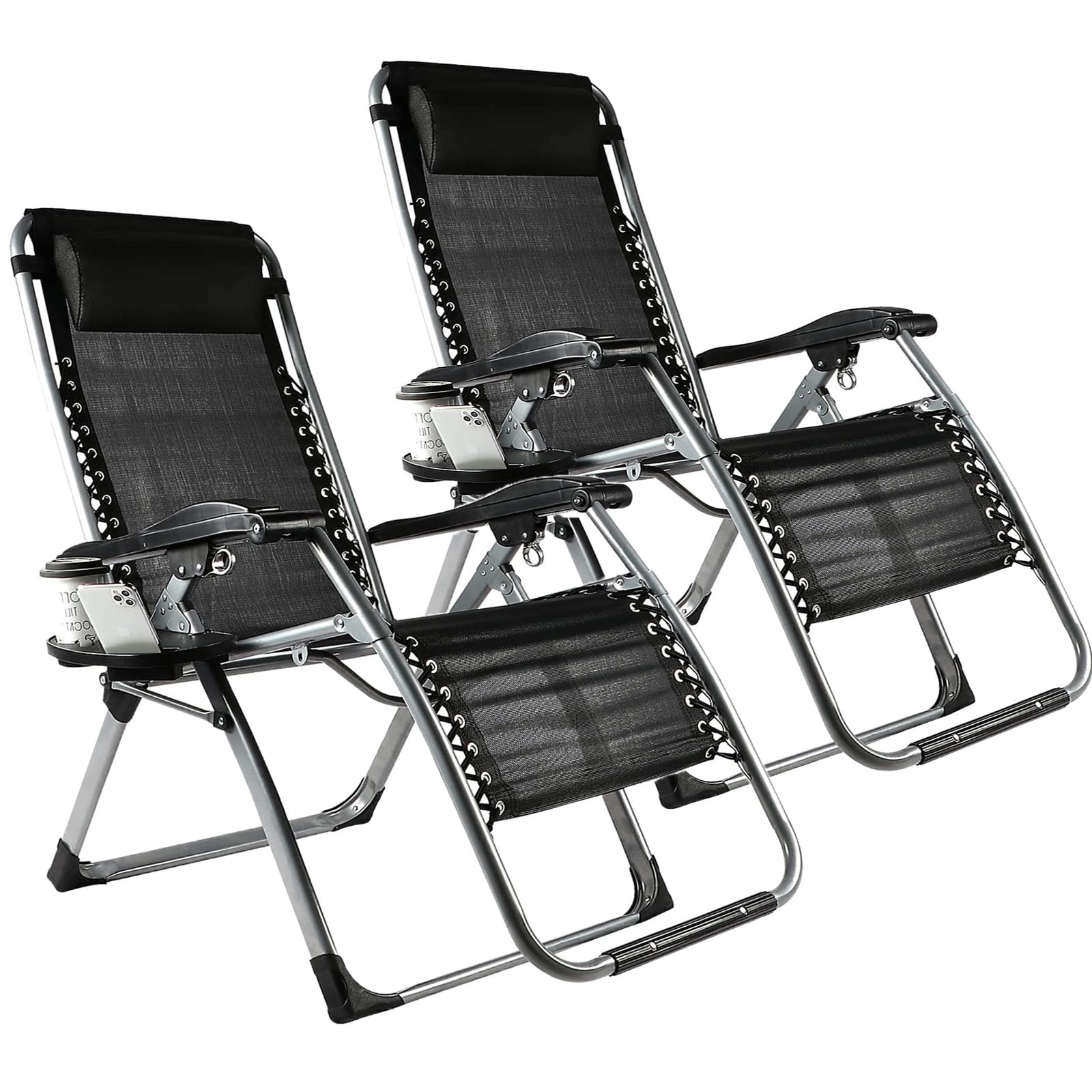 Oversized Folding Extra Wide Zero Gravity Recliner Chair Lounge Patio