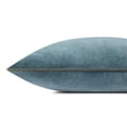 thumbnail image 3 of Chris Loves Julia x Loloi Liza Blue 22'' x 22'' Decorative Pillow, 3 of 4