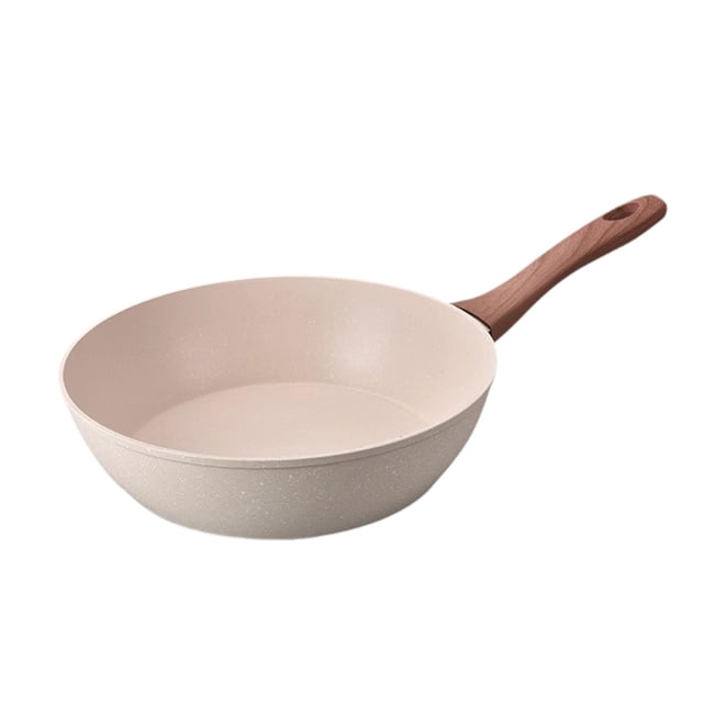 Sartén antiadherente para wok, tortilla y huevos, utensilios de cocina, sartén multifuncional para saltear de cerámica 24x6.4cm