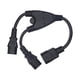 thumbnail image 1 of Servidor UPS C14 A 2 C13 Y Splitter Cable Adaptador 10A 250V 2500W Baoblaze Cable de alimentación, 1 of 8