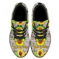 thumbnail image 2 of Dog Paw Sunflower You Are My Sunshine Shoes Sneakers for Women Men Black Size 8.5, 2 of 7
