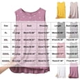 thumbnail image 3 of Fengactive Womens Bow Print Tank Top Crew Neck Sleeveless Hi Low Hem Relaxed Layering Shirt, 3 of 5