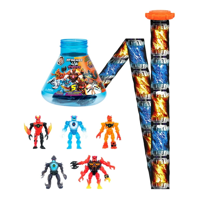 ❤︎ミスターベア❤︎ 10体限定 MrBeast Lab Hybrids Mega Pack Lava and Ice, Reveal Different