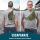 thumbnail image 2 of Cangurera Tactica Militar Impermeable Riñonera Deportiva, 2 of 8