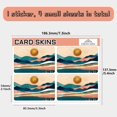 thumbnail image 2 of Sun Debit Card Skin Credit Card Skins Sticker Covering Scenery No Bubble Slim Personalized Bank Card Protecting Decals PVC Waterproof Removable Wrap for Transportation Key Card 7.3x5.4Inch, 2 of 8