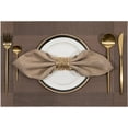 thumbnail image 3 of YumSur Set of 6 Placemats,11.8x17.7in PVC Non-Slip Washable Place Mats, Tear-Resistant Heat-Resistant Placemats, 3 of 5