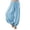 Blue, variant on Palazzo Pants for Women,High Waisted Baggy Hippie Gypsy Boho Pants, Plus Size Solid Color Casual Loose Pants Yoga Trousers Black