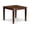Mahogany, variant on CARTESIAN Gothic Square Dining Table, Solid Rubberwood, Mahogany Finish, 36x36x30 Inch, Modern Farmhouse Style, Compact for Small Spaces