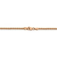 thumbnail image 4 of 14K Rose Gold Spiga (Wheat) chain Diamond-cut 16 in 1.8 mm, 4 of 5