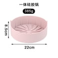 thumbnail image 4 of Amdohai New Air Fryer Silicone Grill Pan Multifunctional Silicone Pad Instant Pot Accessories Round one 16cm brown, 4 of 4