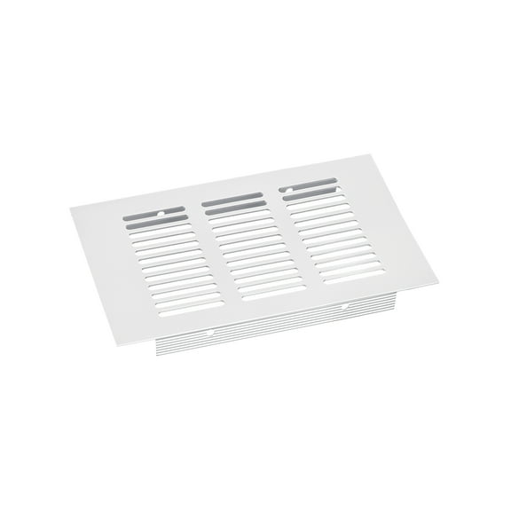 Air Vents Cover, 1Pcs 150 x 100mm Aluminum Alloy Mesh Air Return Vent Cover, Louvered Ventilation Grille (Silver)