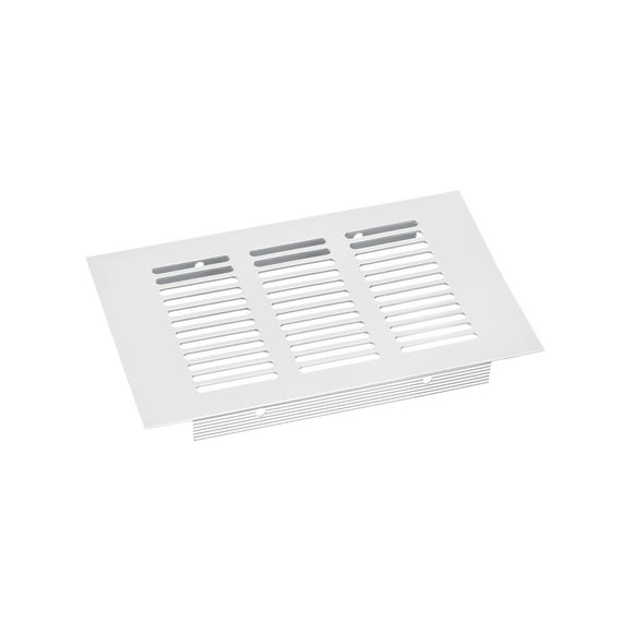 Unique Bargains Air Vents Cover, 1Pcs 150 x 100mm Aluminum Alloy Mesh Air Return Vent Cover, Louvered Ventilation Grille (Silver)