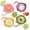 Pink, Purple, Yellow, Green, variant on Avocado Saver Set of 4, Reusable Silicone Fresh Pods for Avocado, Onions, Tomatoes and Garlic, Anti-Oxidation Storage Solution for Refrigerator Use