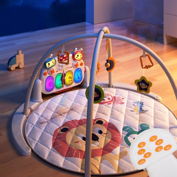 Esteras De Juego Para Gimnasios Para Bebés, Estera De Actividades Musicales Para Bebés, Educación Temprana Con Para Bebés