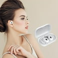 thumbnail image 5 of Open Ear Headphones, 0.23oz Ultra-Light Comfortable Wireless Earbuds, 0.6mm Thinnest Earhooks, Bluetooth 5.4, Clear Audio, 30 HRS Playtime, IPX5 Waterproof Earphones with Mic,Write, 5 of 6