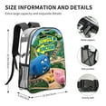 thumbnail image 2 of junction Jungle Pattern Transparent Backpack Lightweight And fashionable Showcasing Personality And Leading The Trend, 2 of 6
