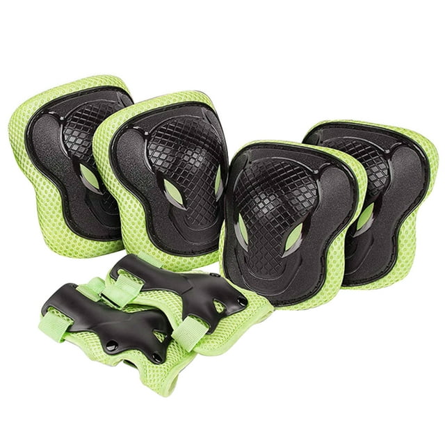 Kids Ski Bindings Adjustable Knee And Elbow Guard Set For Cycling Skiing Skating And Other Outdoor Activities