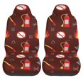 thumbnail image 2 of Fotbe Fire Extinguisher Pattern Automotive Seat Covers for Cars Trucks and SUVs – Car Seat Covers for Front Seats,Protective Seat Covers,Vehicle Seat Covers, Set of 2, 2 of 9