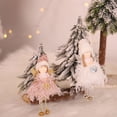 thumbnail image 2 of Billuyoard Muñeco de Ángel de Navidad, accesorios de decoración, decoración colgante de vacaciones, diseño de escena Adorable, colgante de Kits de decoración para fiestas Blanco, 2 of 6