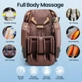 thumbnail image 4 of Balichun 4D Massage Chair, Full Body Zero Gravity Recliner with AI Voice, 15 Auto Modes, Remote, Waist & Calf Heating, Burgundy, 4 of 16