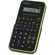 Sharp EL-501XBGR Scientific Calculator with Hard Case, Black