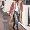 thumbnail image 2 of Veste Réversible, Manteau Long d'Hiver pour Femmes, Matelassé, Poches Zippées, Chaud, Élégant, Polyvalent, 2 of 9