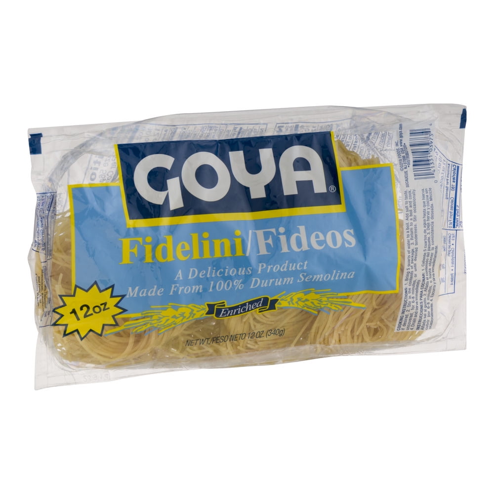 (4 pack) Goya Fidelini/Fideos Pasta, 12 oz