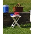 thumbnail image 6 of Adams Manufacturing Outdoor Traditional and Folding End Plastic Table, White, 6 of 6