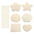 thumbnail image 1 of 6 Pcs Donut Stand Holder For Dessert Table Wood Stand Reusable Donut Display Stand Detachable Display Stand Space Saving Donut Holder Stands For Birthday Wedding, 1 of 7
