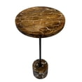 thumbnail image 3 of Carolina Electra Round Accent Table in Brown, 3 of 8