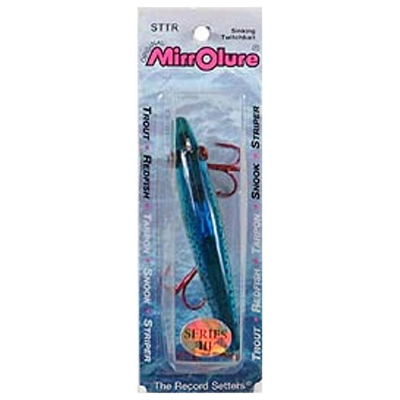 MirrOlure Series III Spotted Trout 3-5/8" - Chartreuse/Silver/Blue