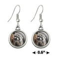 thumbnail image 4 of Lazy Daydreaming Raccoon in Tree Novelty Dangling Drop Charm Earrings, 4 of 5