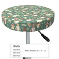 thumbnail image 4 of Naloa Mushrooms Gnome Round Bar Stool Cushion Cover 12-14 inch, Fits Kitchen, Office, Restaurant Chairs - 14 inch, 4 of 7