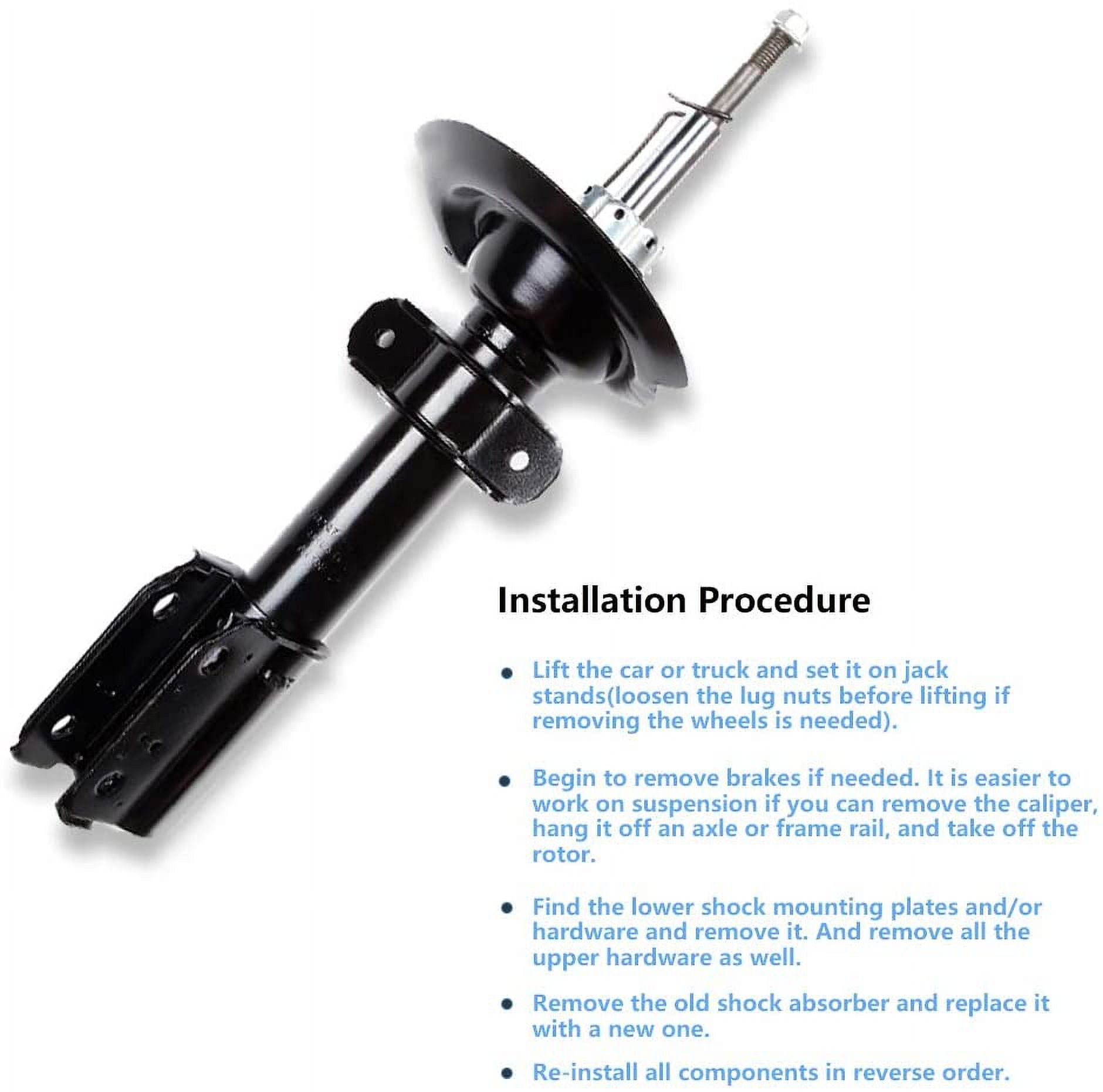 Shocks Struts,ECCPP Rear Shock Absorbers Strut Kits fit for 2005-2009 for Buick Allure 2005-09 for Buick La Crosse,05-13 for Chevy Impala,04-07 for Chevy Monte Carlo,2004-2008 for Pontiac Grand Prix
