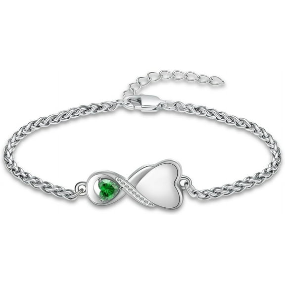 Infinity Cremation Jewelry Urn Bracelet for Ashes for Women Urn Bracelets for Human / Pet Ashes Bangle - Memorial Jewelry Gifts for A Loss of Loved Ones