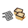 thumbnail image 3 of 4 Pcs Vacuum Hygiene Motor Filtration Repair Parts Protection Filter Element Repair Parts Dust Collector Filters Replacement for VK135 VK369, 3 of 9
