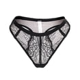 thumbnail image 3 of Varsbaby Women's Wirefree Bra and Lace Thongs Sexy Lingerie Set, 3 of 4