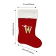 thumbnail image 1 of Descuento Extra en Tu Compra, Calcetines navideños grandes Decoración navideña 26 letras en inglés Colgante pequeño Calcetines con letras Bolsa de regalo para niños Akmoler, 1 of 9