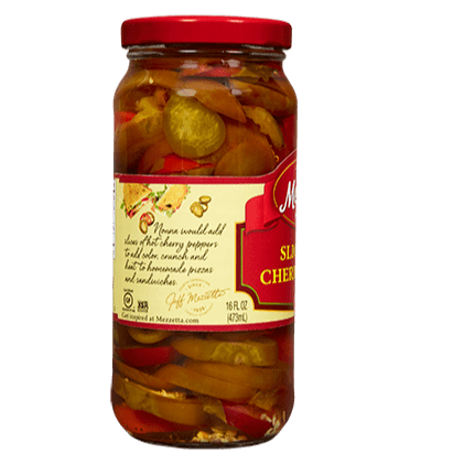 Mezzetta Sliced Hot Cherry Peppers, 16 fl oz