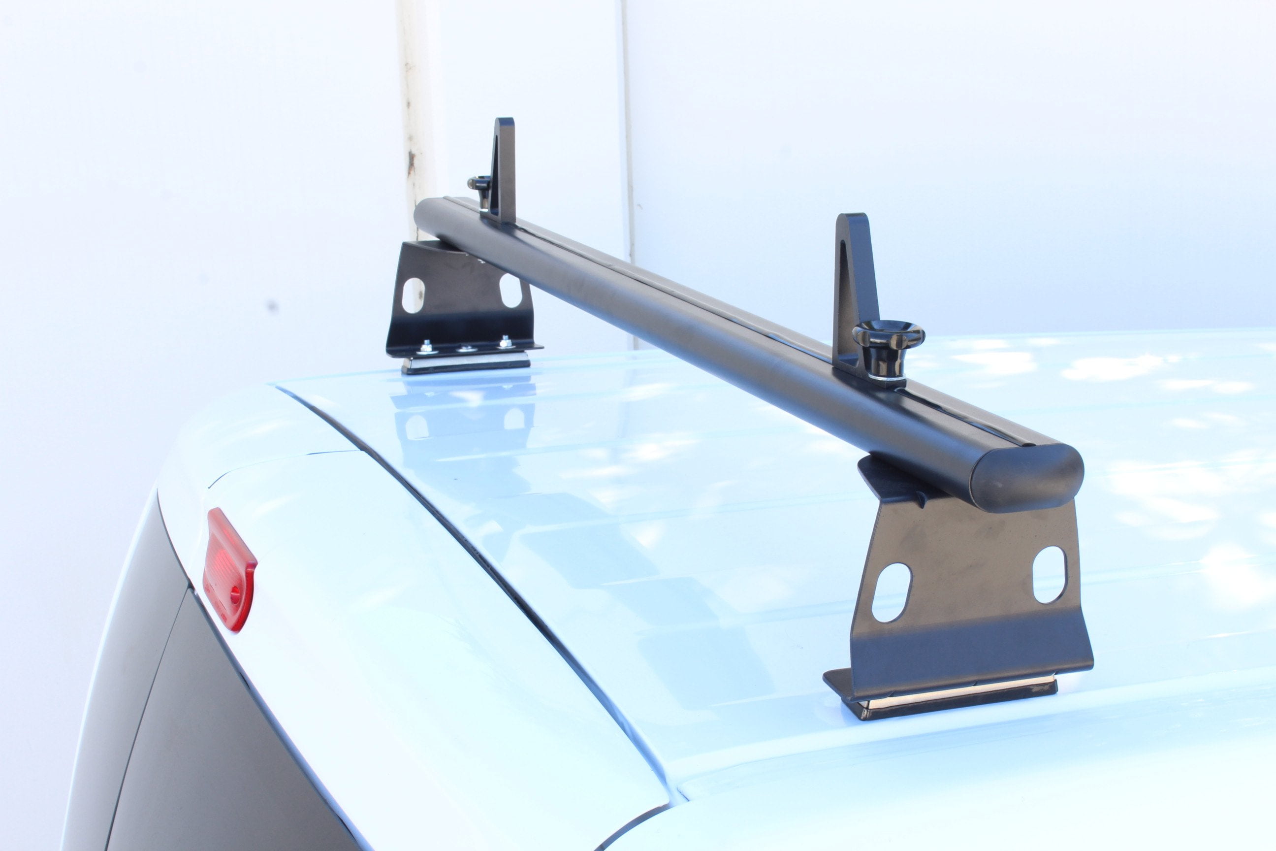 2013-On Van Roof Rack System w//Ladder Stopper White AA-Racks Model AX302-NV Compatible NV200 60 Aluminum 3 Bar