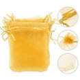 thumbnail image 1 of WEUVEB 100Ud Bolsas De Organza Doradas Para Envoltura Creativa Y Almacenamiento Ligero, 1 of 6